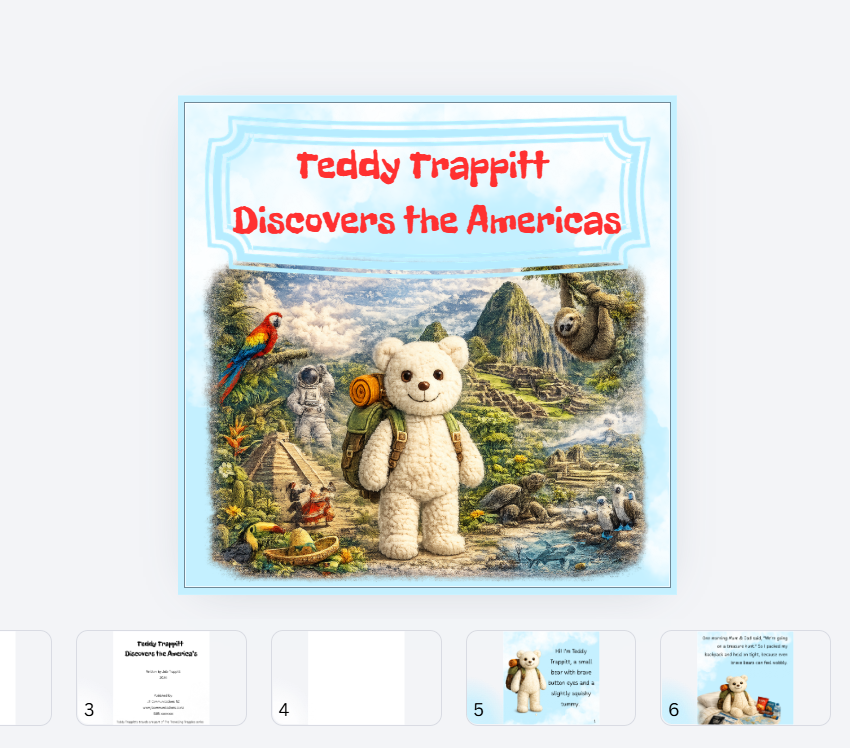 Teddy Trappitt book development